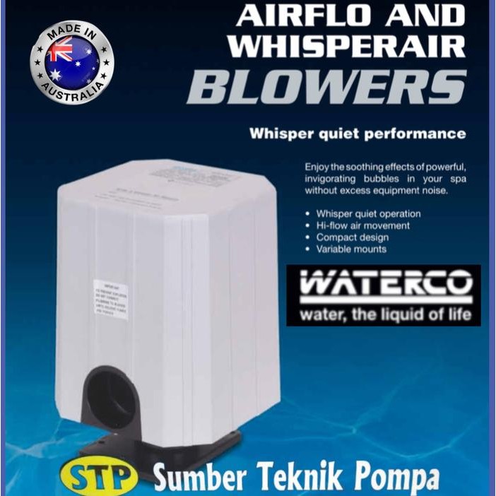 Blower Air Spa Kolam Renang Waterco Airflo Blower 900W Satu Set