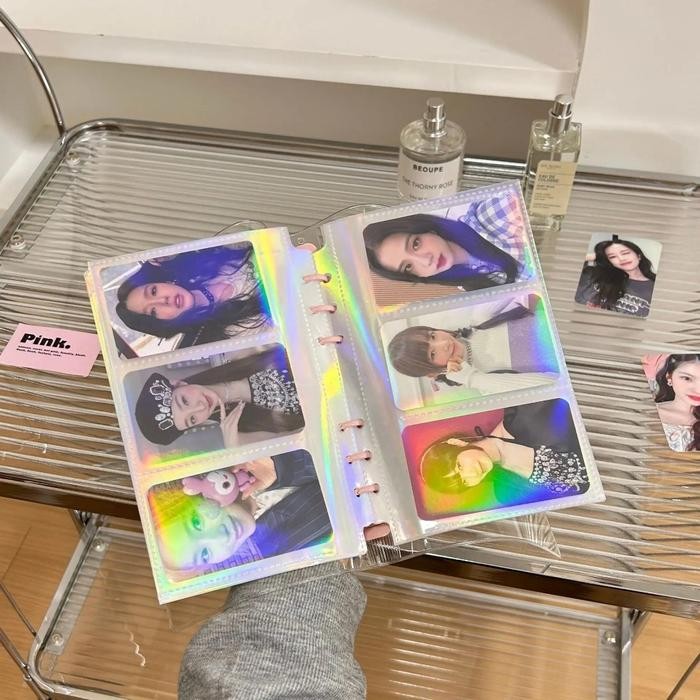 

(a5 size) hologram sleeve binder a5 6 ring (1 set 10 lembar) untuk 6lubang longgar leaf filler