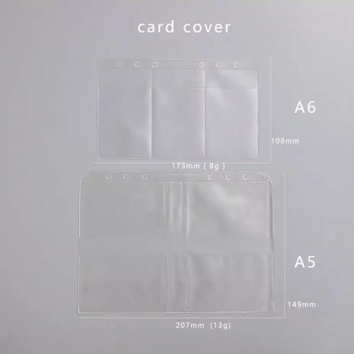 

transparant card folder binder kode 227