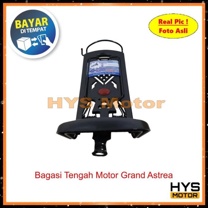 bagasi tengah grand astrea - penjepit barang variasi aksesoris motor honda bahan besi kuat kode 864