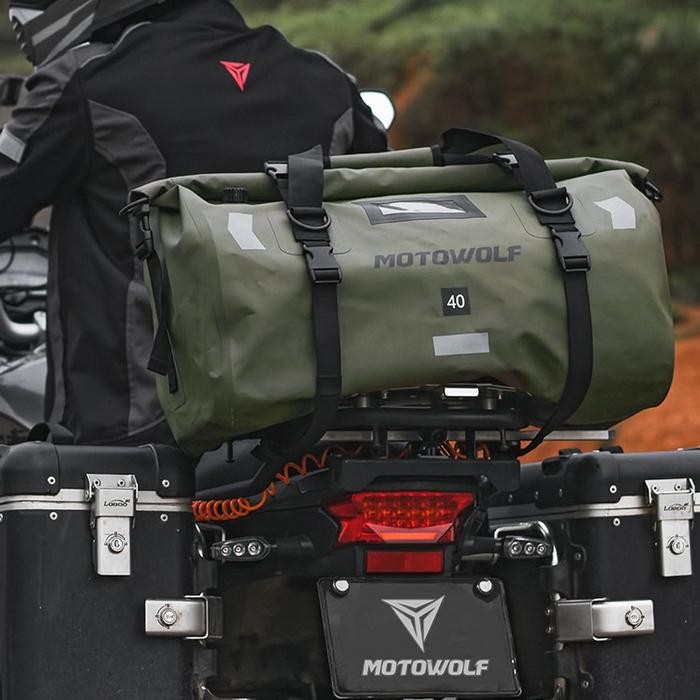 MOTOWOLF NEW GYM BAG TAS GULUNG RIDING MOTOR WATERPROOF KODE 1020