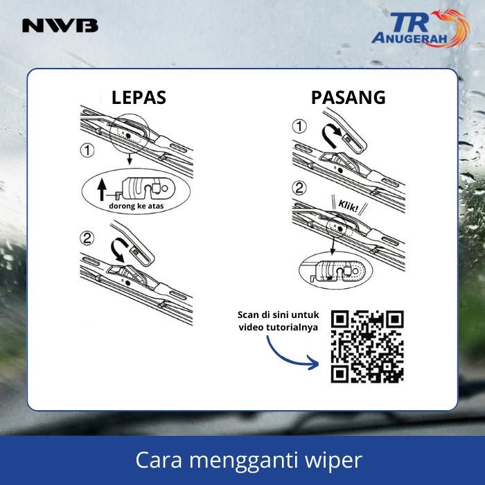 WIPER BLADE DEPAN AQUA NWB 12 INCH