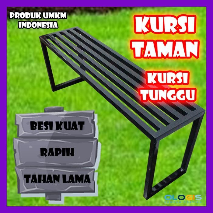 Bangku Taman Besi Panjang Kursi *