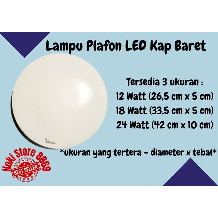 Lampu LED Ceiling / Lampu Plafon Baret LED