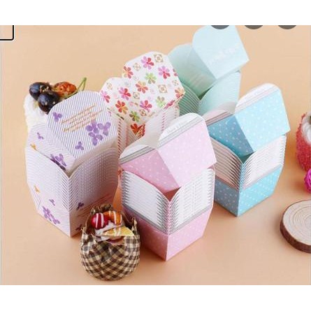 Box Muffin / Kotak Kue Muffin / Square Muffin Box set