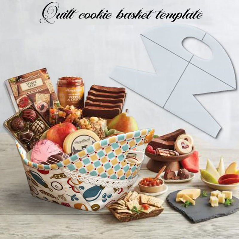 Acrylic Cookie Basket Bag Templates Sewing Ruler Multifunctional Diy Quilting Ruler Practical Sewing