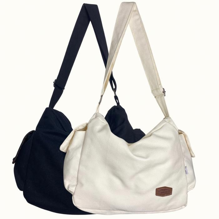 

ZU475 DiaryLabs - Slingbag Canvas Kanvas Besar s Selempang TERMURAH