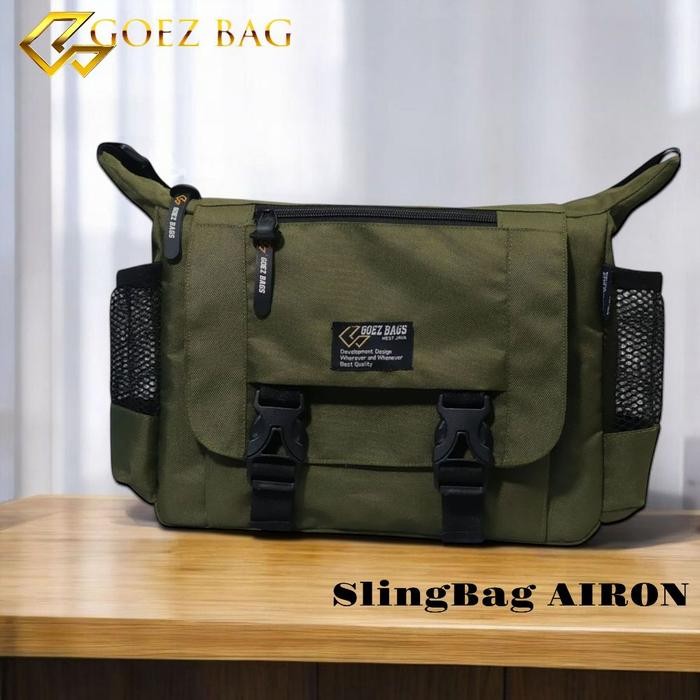 

PT840 Tas Murah Berqualitas GOEZ BAGS-Sling AIRON Tas Slempang Waistbag Tas Bahu Tas Multifungsi Tas