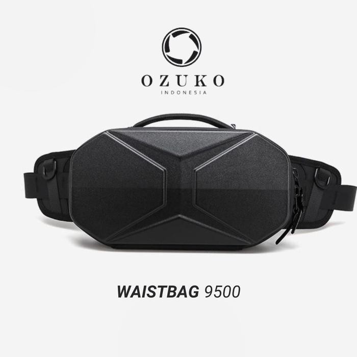 

FA768 OZUKO Waist Bag #9500 - Tas Slempang Pria Pinggang Waistbag Slingbag DISKON