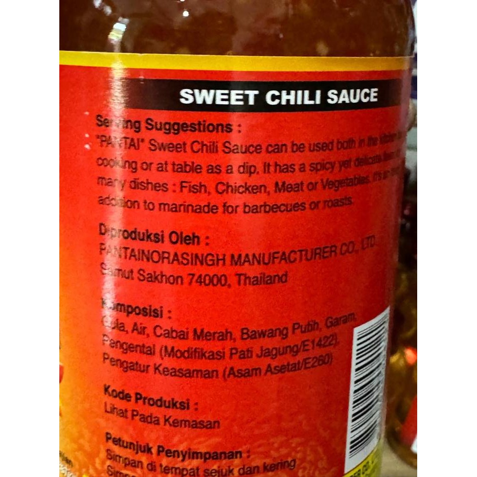 

Pantai Norasingh Sweet Chili Sauce / Saus Sambal Asam Manis 730 Ml