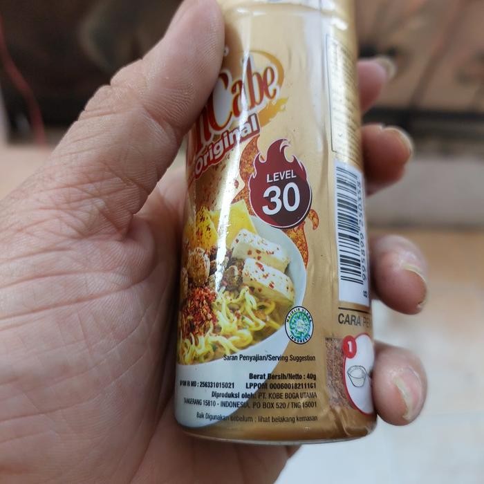 

Kobe Boncabe Sambal Tabur Original Botol Level 2 Nori / 10 / 15 / 30 / 50 Max End