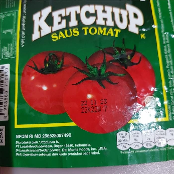 

Delmonte Saus Tomat Ketchup / Sambal Extra Hot Galon 5,5 / 5,7 Kg