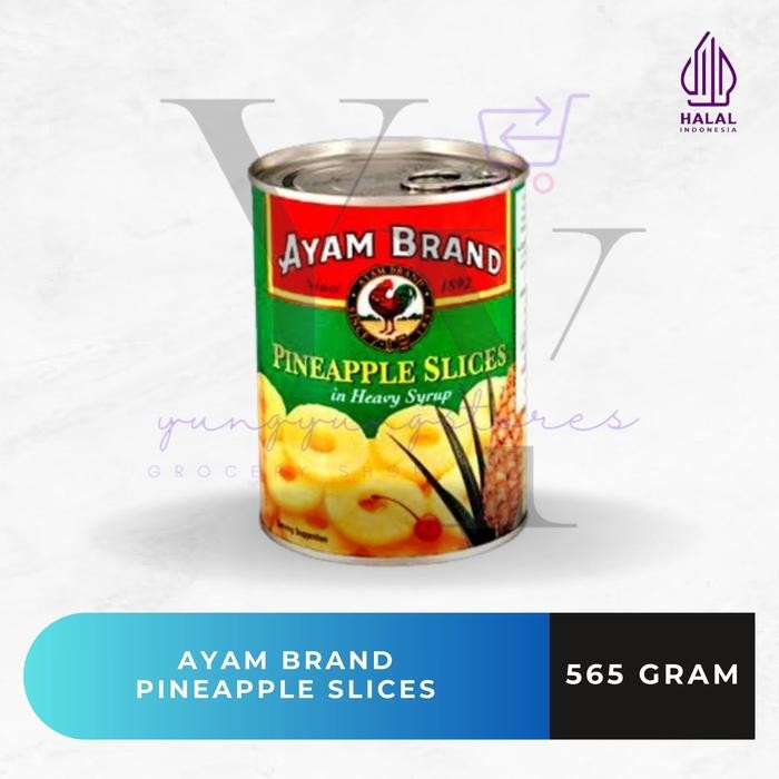 

Ayam Brand Pineapple Slices In Heavy Syrup 565 Gram