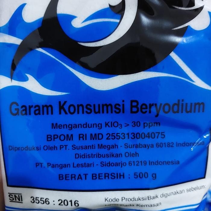 

1 Dus Isi 12 / 24 Bungkus Garam Dolpin 500 Gram Dan 1 Kg