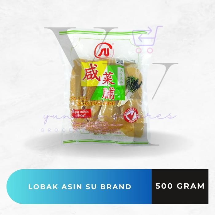 

Caipo / Lobak Asin Su Brand 500 Gram