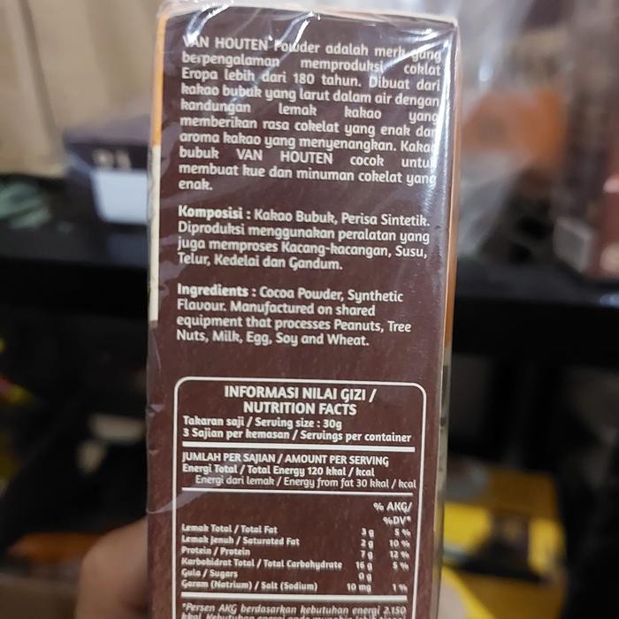 

Cokelat Bubuk / Cocoa Powder Van Houten 40 Gram