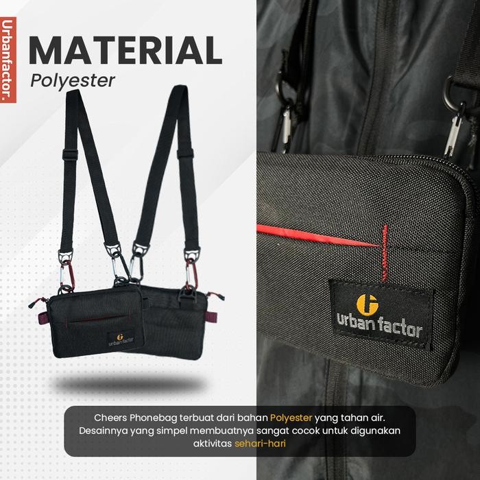 

DO968 Tas Selempang Hp Urban Factor Cheers SLINGBAG Kasual Multifungsi PROMO SPECIAL