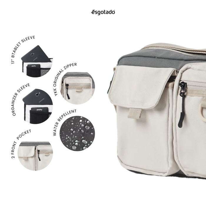 

XU670 Esgotado Sling Bag Tas Selempang Kanvas - Faixo Dezeso - Sling Bag Canvas Water Repellent tas