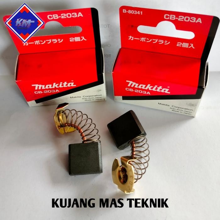 Carbon Brush Ga7020 Gerinda 7" Areng Spul Makita Ga 7020 Original