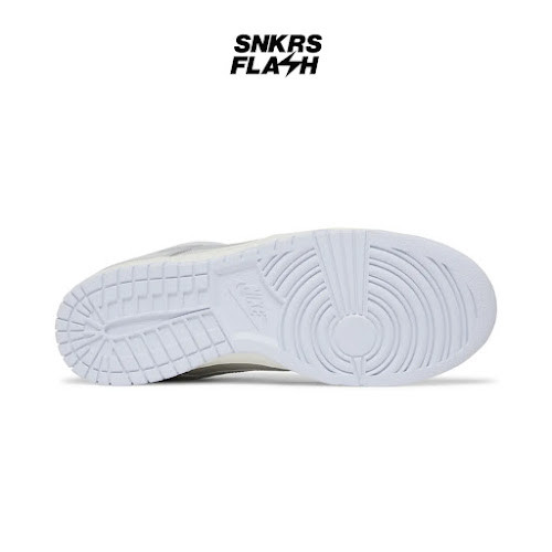 NIKE DUNK LOW SE METALLIC SILVER Sepatu Sneakers Unisex - DX3197095 - Size 42.5