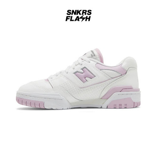 NEW BALANCE 550 WHITE LILAC CLOUD Sepatu Sneakers Unisex - BBW550BD - Size 38