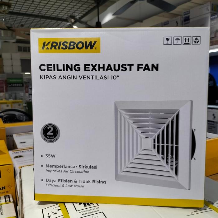 Krisbow 10 Inci Exhaust Fan/Ceiling Exhaust Fan