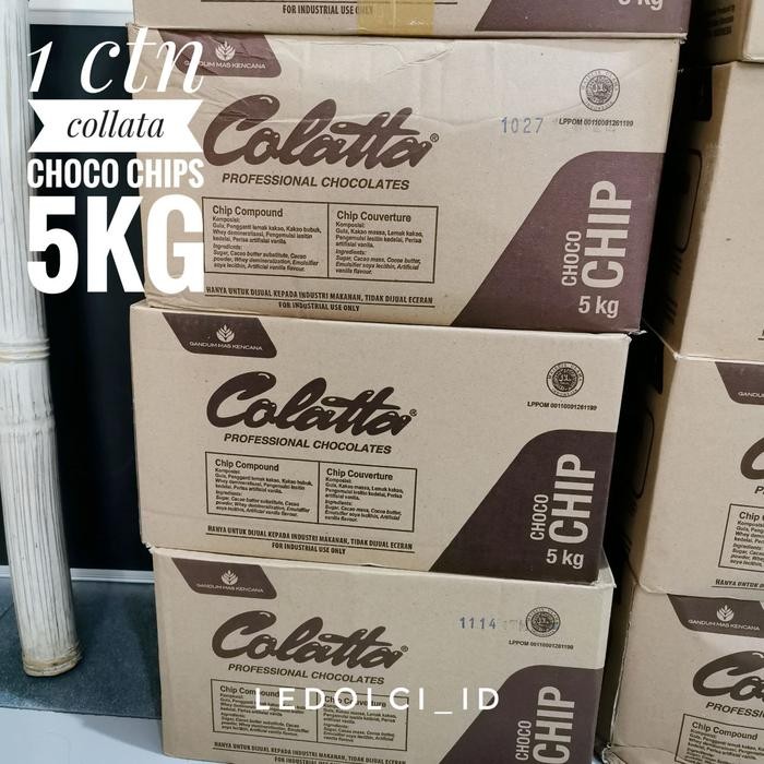 

Colatta Choco Chips 1 Karton (1 Ctn = 5 Kg) - Grab/Gojek Only