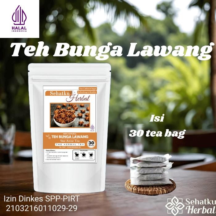 

Lecy.store2 Sehatkuherbal Teh Bunga Lawang isi 30 tea bag
