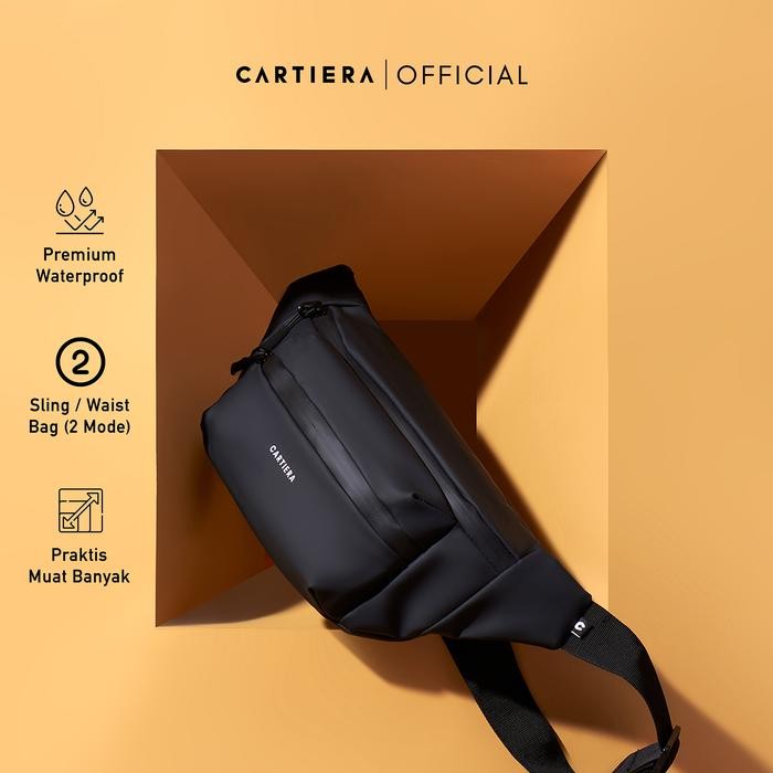 

PT708 Cartiera Mover Waistbag Slingbag Waterproof Tas Pinggang Selempang Anti Air Pria Wanita