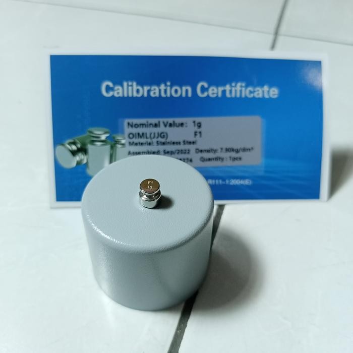 Batu Timbangan F1 1 Gram / Anak Timbangan F1 1 Gram Stainless