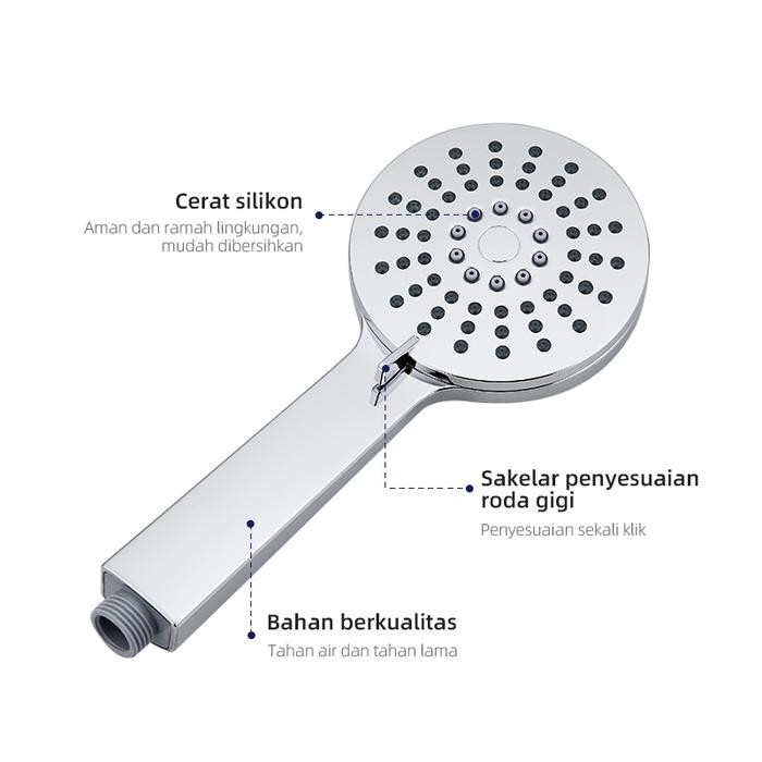 FRAP IF114 KEPALA SHOWER MANDI HAND SHOWER HEAD 3 WATER OUTLET MODE
