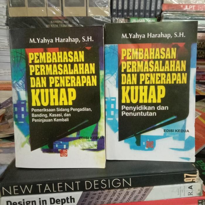 

SALE !!! PEMBAHASAN PERMASALAHAN DAN PENERAPAN KUHAP BY M YAHYA HARAHAP READYY