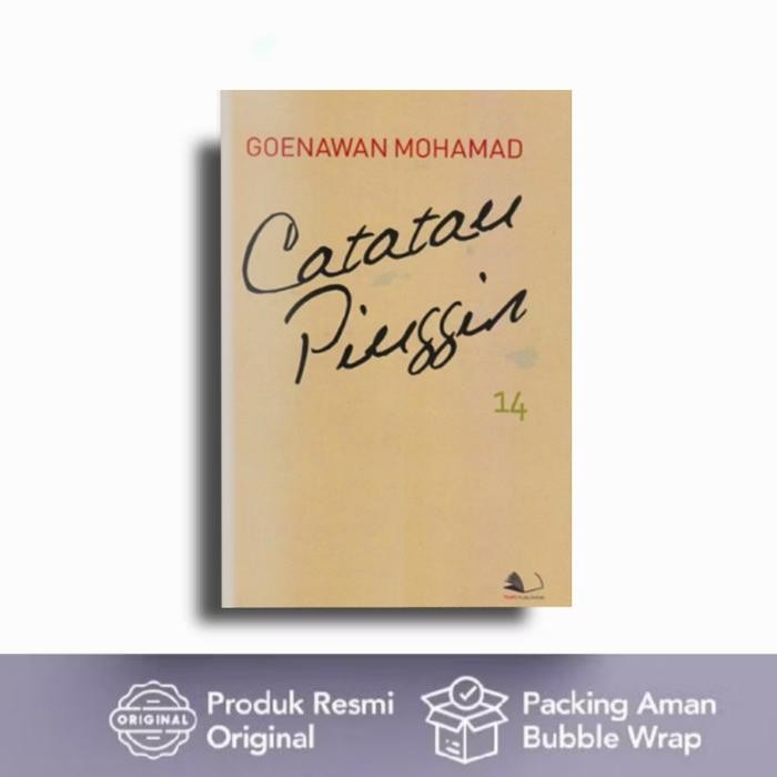 

SALE !!! BUKU CATATAN PINGGIR 14,GOENAWAN MOHAMAD READYY