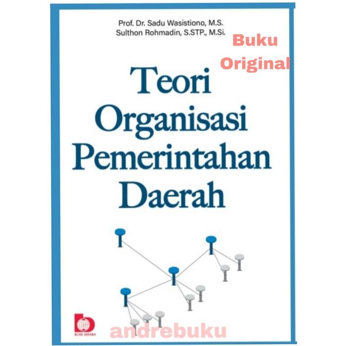 

SALE !!! TEORI ORGANISASI PEMERINTAHAN DAERAH PROF DR SADU WASISTIONO READYY