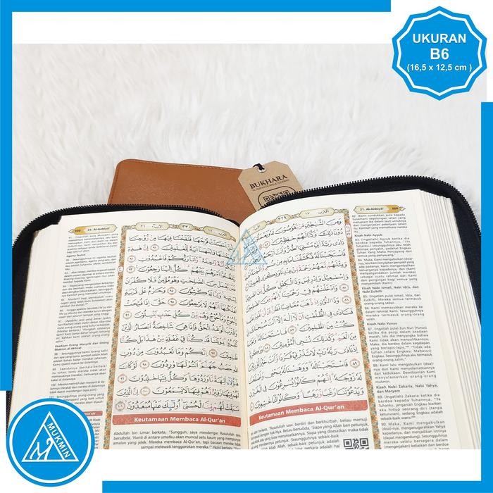 

SALE !!! ALQURAN BUKHARA TAJWID TERJEMAH MODEL JAKET RESLETING PREMIMUM UKURAN B6 SYAMIL QURAN
