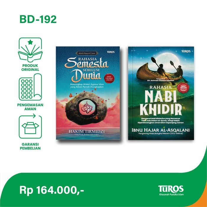 

SALE !!! BD-192 BUKU RAHASIA SEMESTA SEBELUM DUNIA DAN RAHASIA NABI KHIDIR READYY