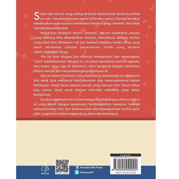 

SALE !!! BUKU ANALECTS KUMPULAN UCAPAN KONFUSIUS - KONFUSIUS - IRCISOD READYY