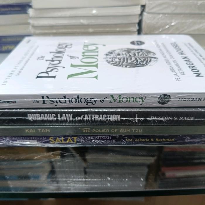 

SALE !!! PAKET 4 BUKU TUNTUNAN SHALAT WAJIB SUNNAH DOA DAN ZIKIR THE POWER OF SUN TZU QURANIC LAW OF