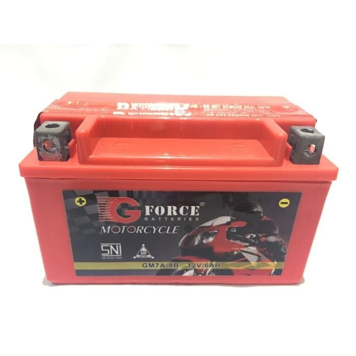 Aki Moge Mf Gforce Gm7A-4B (12V-6Ah) New