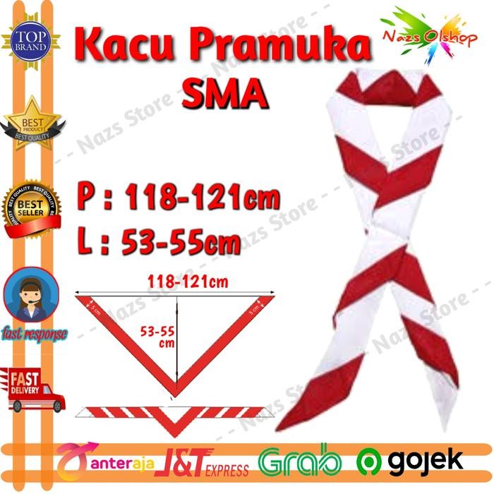 Kacu Pramuka / Dasi Pramuka / Hasduk Pramuka SMA dan Eceran *
