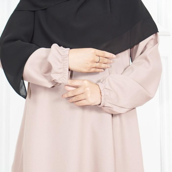(Allthebest) aliva dress gamis wanita hijab azzahra warna Sage green