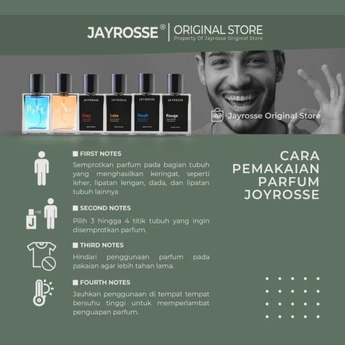 (Allthebest) Parfum Grey Jayrosse Original Pria - Parfum Grey Jayrose