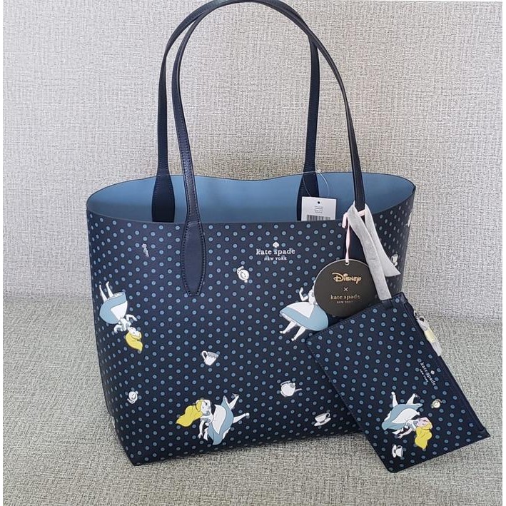 Tas Wanita Branded Ori Katee Spadee KS Alice Reversible Tote Multi