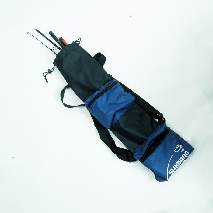 Antarestar - Tas Joran Pancing Tegek Model Serut 75 Cm Joran Tegek Ruas Panjang & Pendek Mancing