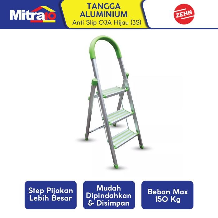 Zehn Tangga Aluminium 3 Step