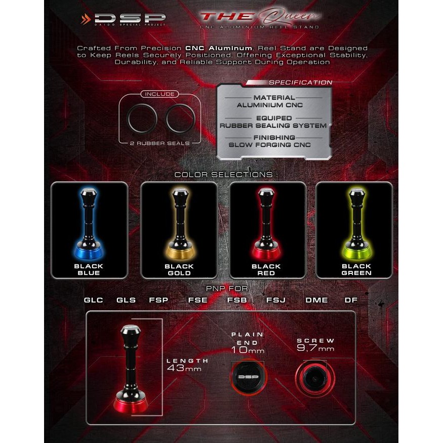Daido - DSP Reel Stand The Queen - Daido Reel Stand