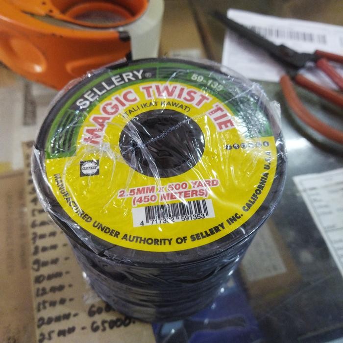 

Tapi Kawat Ikat Kabel Magic Twist Tie Selery 500 Yard 480M 480 Meter
