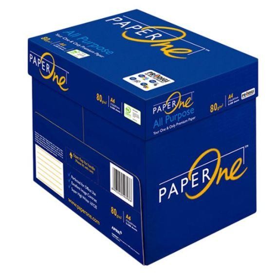 

PAPERONE A4 80 GR - Termurah !! Kertas Fotocopy Print HVS A4 80 gr PaperOne Box Dus