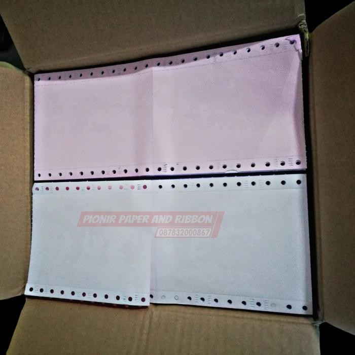 

Continous Form kecil Kertas Komputer 2 ply WARTEL merk Sinar Mentari