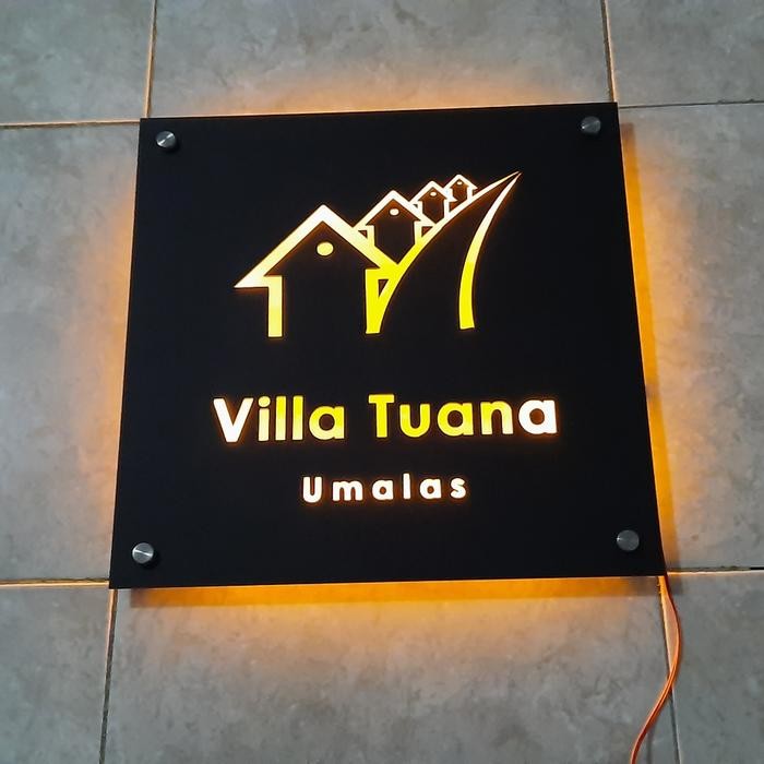 

papan nama Led, sign, nombor rumah